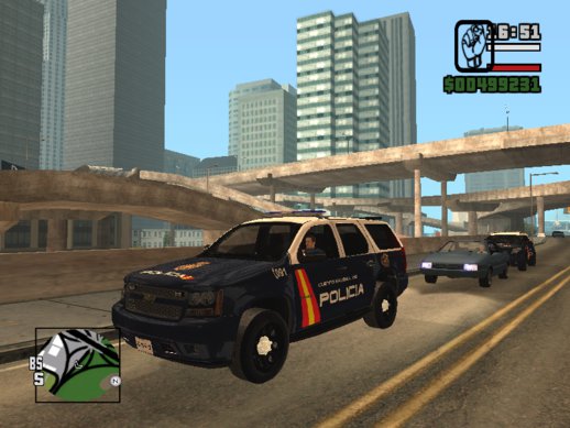 Chevrolet Tahoe Spanish Police