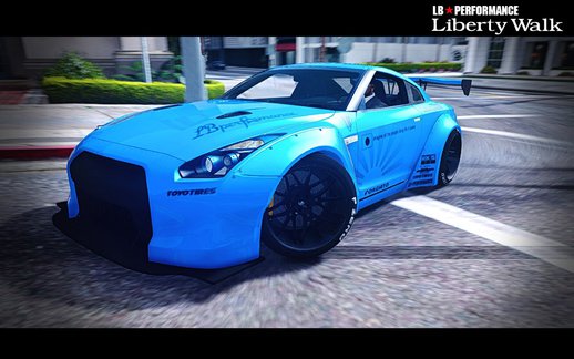 Nissan GT-R R35 Liberty Walk [Add-On / Replace]