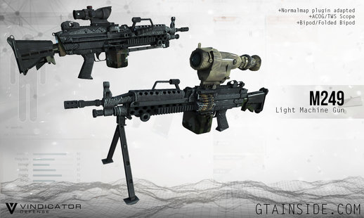 M249 Light Machine Gun