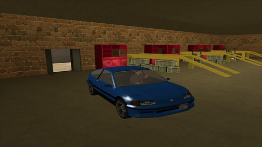 Honda CRX Low Poly