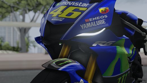 2017 Yamaha R6 Movistar Livery 