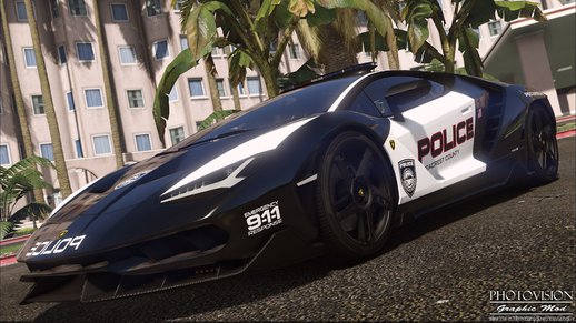 Lamborghini Centenario | Hot Pursuit Police [Add-On / Replace | Template]