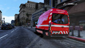 Portuguese Firefighters, INEM, PEM'S, Red Cross Ambulance - Mercedes Sprinter [Replace] v3.0