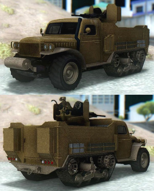 GTA V Bravado Half-Track Twin-Machinegun