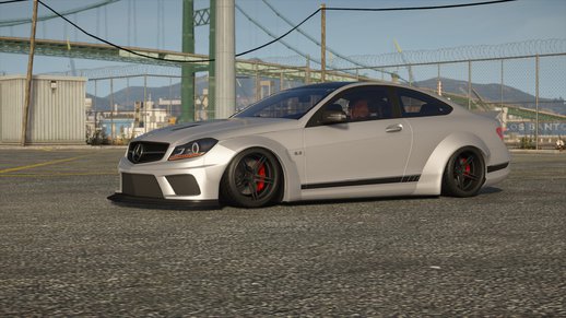 Liberty Walk Mercedes Benz C63 AMG [Add-On | Template]