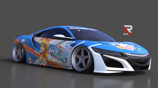 Itasha Nami for 2017 Acura NSX Stance