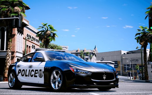 2014 Maserati Ghibli Police [Add-On | Tuning | Template]