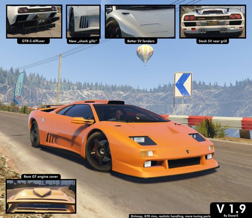 Lamborghini Diablo GTR [Add-On | Tuning | Template]