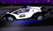 Police Lamborghini Veneno from NFS Rivals for GTA SA