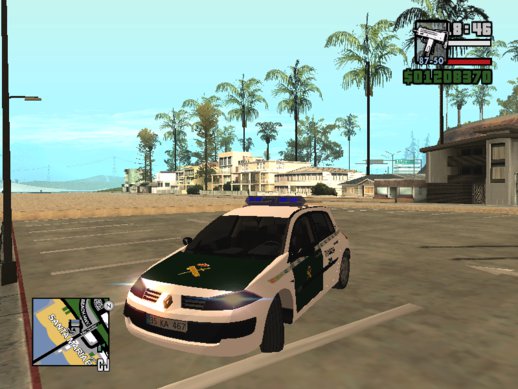 Renault Megane Guardia Civil Spanish