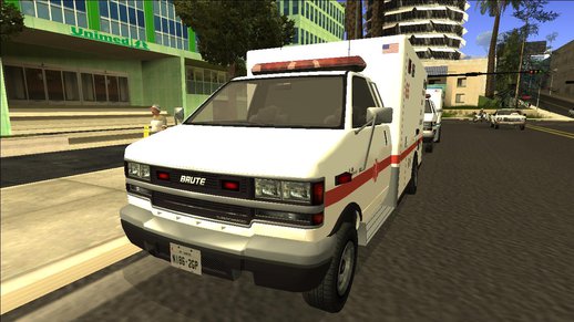 Ambulan GTA V - Adapted GTA SA (4 versions in one[paintjob])