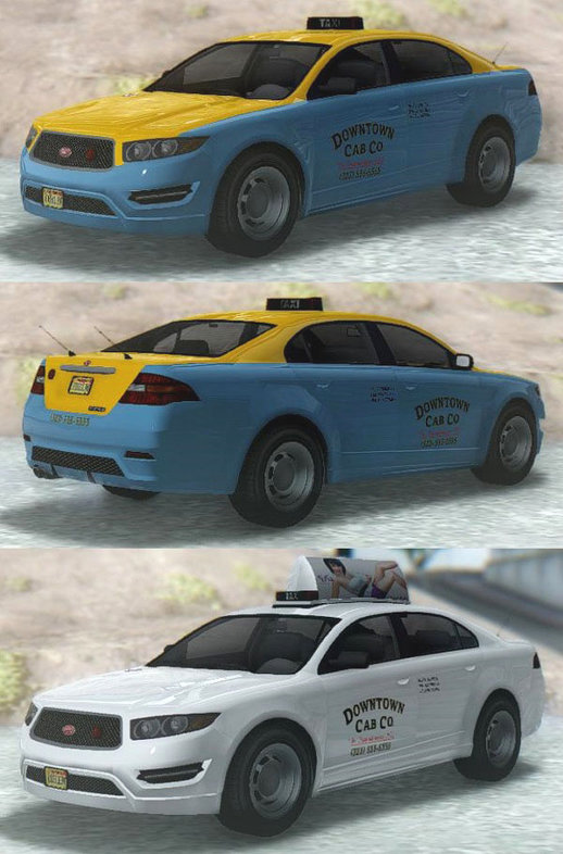 GTA Vvar Vapid Unnamed Taxi