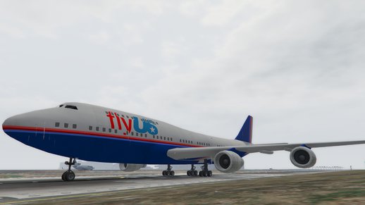 Boeing 747-300 FlyUS From GTA IV