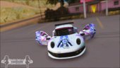 Porsche 911 RSR Itasha Neptunia Hyperdimension