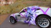 Porsche 911 RSR Itasha Neptunia Hyperdimension