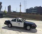 LAPD Ford Crown Victoria END OF WATCH Lucky 13 skin 4K