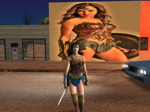 Wonder Woman Mural