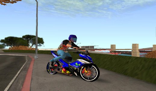 Yamaha 135lc V4 Movistar Singel Arm Pojet By Candy Pc