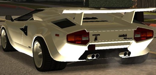 Lamborghini Countach extra wide wheels