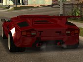 Lamborghini Countach extra wide wheels