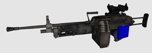 FN Minimi with ACOG Sights