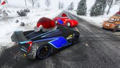 Jackson Storm (Disney Cars) Christmas [Add-on|Replace] HQ