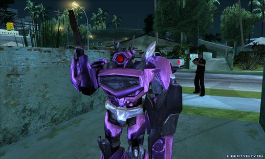 Transformers Prime Shockwave Skin