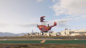 Dick dastardly airplane (addon)