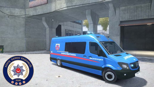 2015 Mercedes Sprinter Jandarma Mobil Karakolu + Template