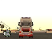 Scania R620 with Rimau Choco Trailer