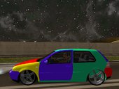 VW Golf MK4 Harlequin