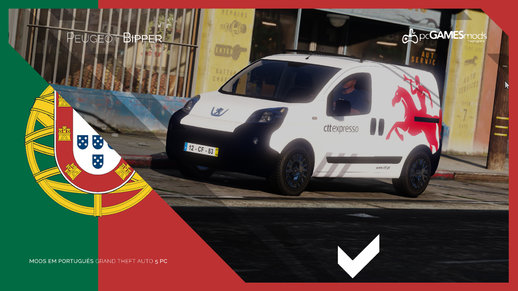 Portuguese Van Post Office - CTT & CityPOST - Peugeot Bipper [Replaced/Livery] v1.0