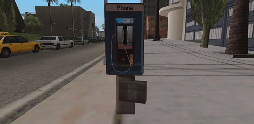 Public Telephone #2 - HD Model (Normal Map)