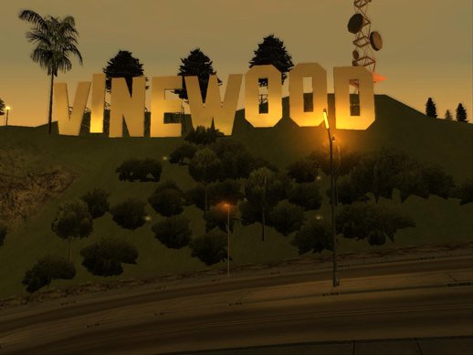 BETA Vinewood Sign Vegetaion