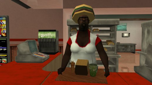 Sexy Burger Shot Clerk Big Smoke