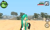 Miku Anime Girl Skin For Android