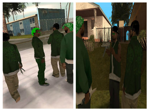 Grove Street Clothes Pack UPDATED 2/24/2018