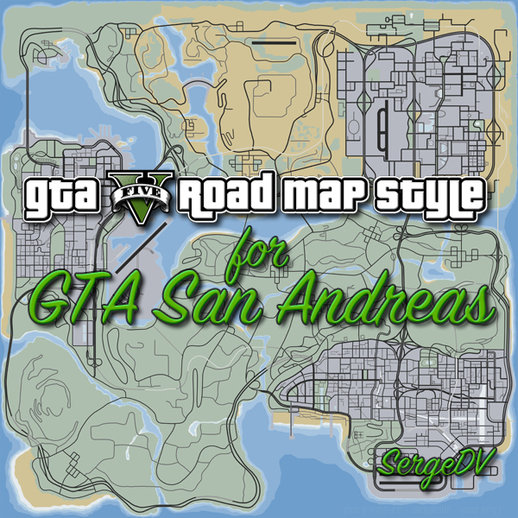 GTA V road map style (RMS-XE) v1.1