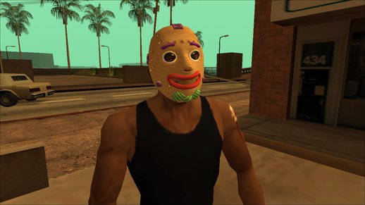 Cookie Hockey Mask From GTA V For CJ