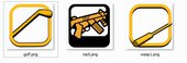 Stories HQ Weapon Icons