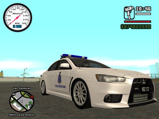 Mitsubishi Lancer Evolution X Malaysia Auxiliary Police