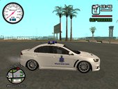 Mitsubishi Lancer Evolution X Malaysia Auxiliary Police