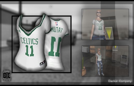 Camisilla CELTICS Blanca