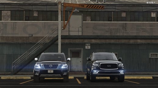 Nissan Armada 2018 [HQ] (replace + addon)