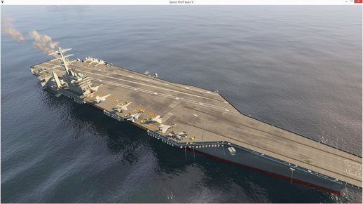 Nimitz Aircraft Carrier v1.1  (Add-on)  For GTA V by 