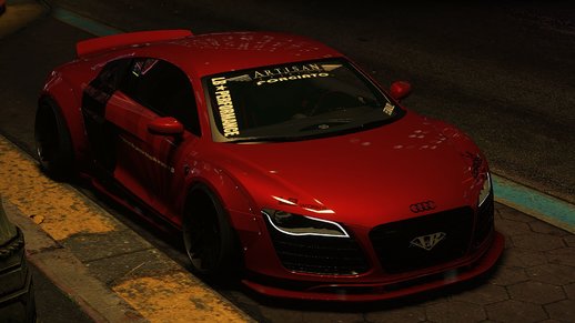 Audi R8v10 Liberty Walk [Add-on]