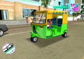 Realistic Indian Rickshaw for GTA VC