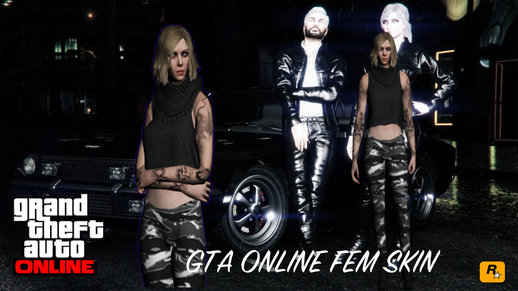 GTA Online Female Skin With Normal Map