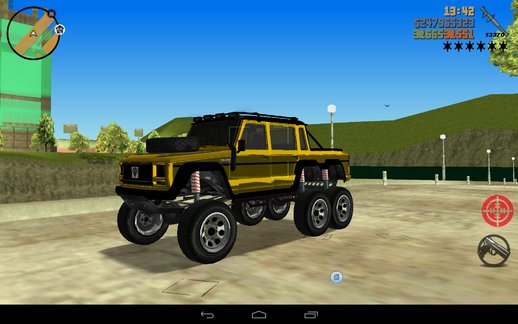 Mercedes 6x6 Truck For Mobile