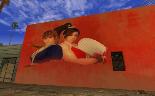 Kasumi and Mai Mural